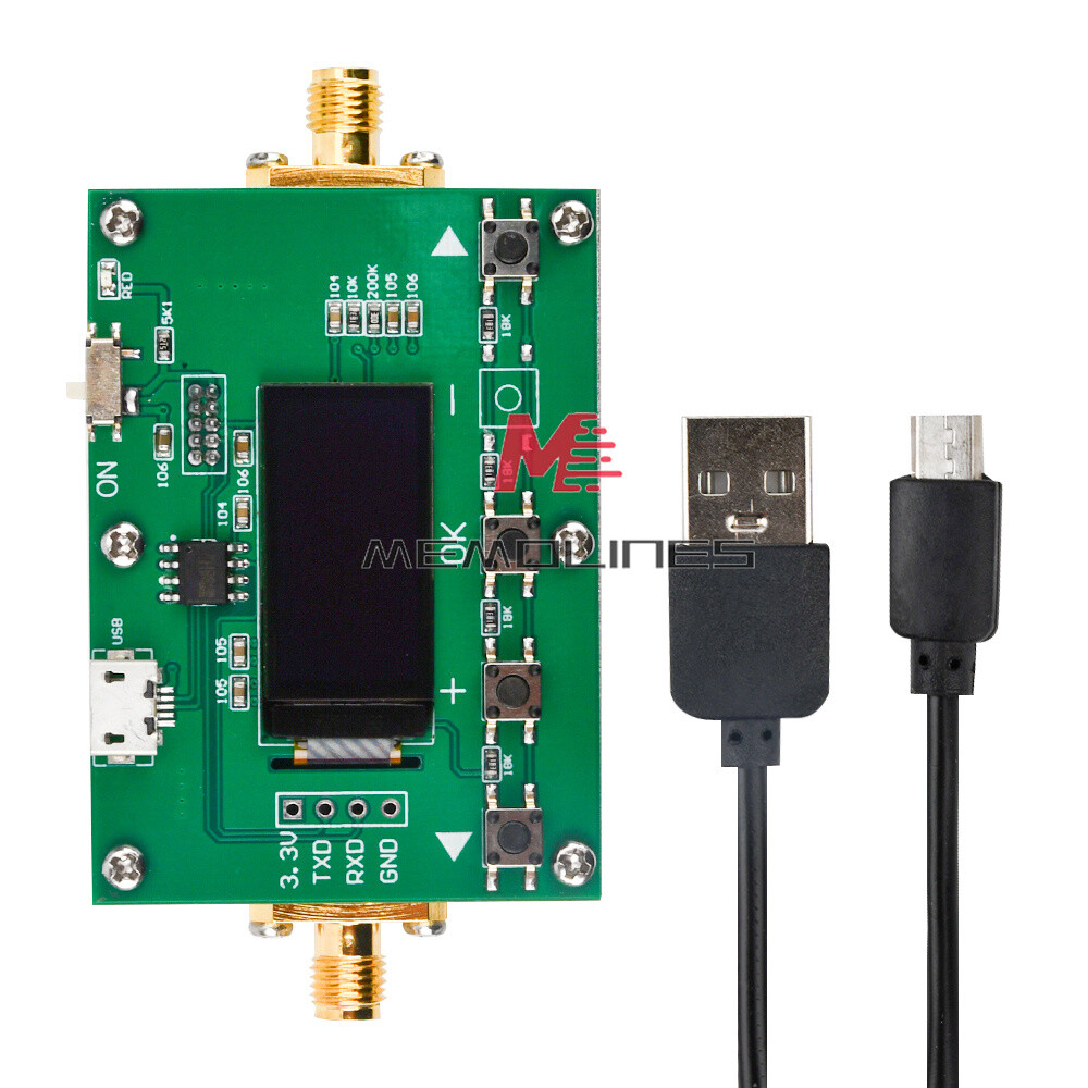 Digital Attenuator 30DB Step 0.25DB OLED Pogrammable Attenuator Module 6Ghz RF