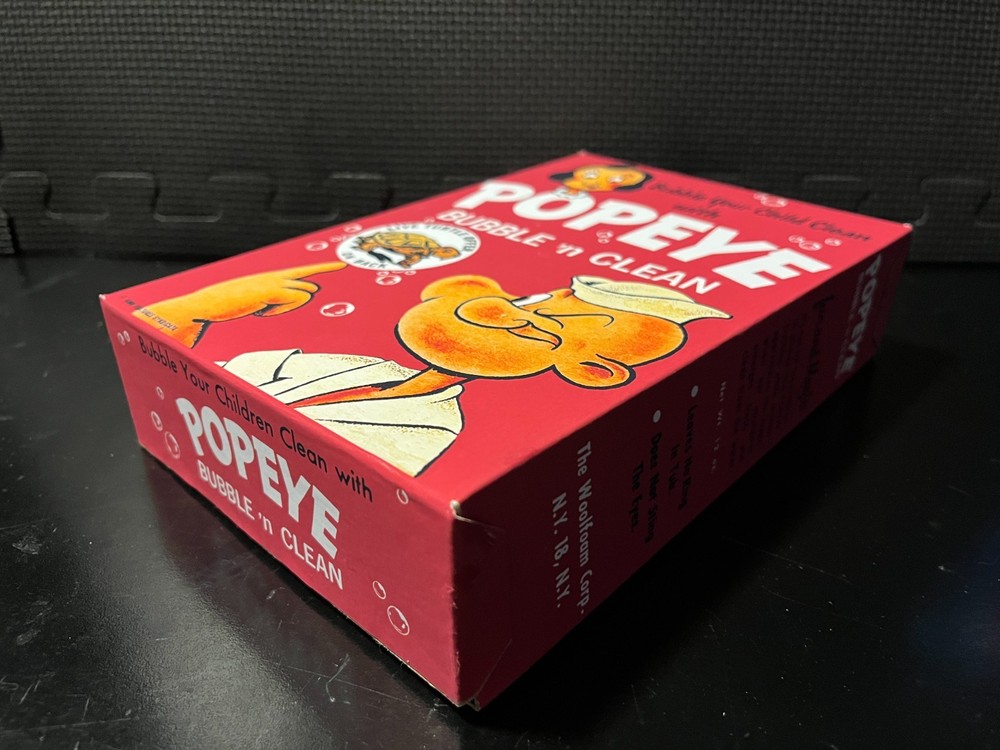 Popeye Bubble n Clean - Empty custom design display box