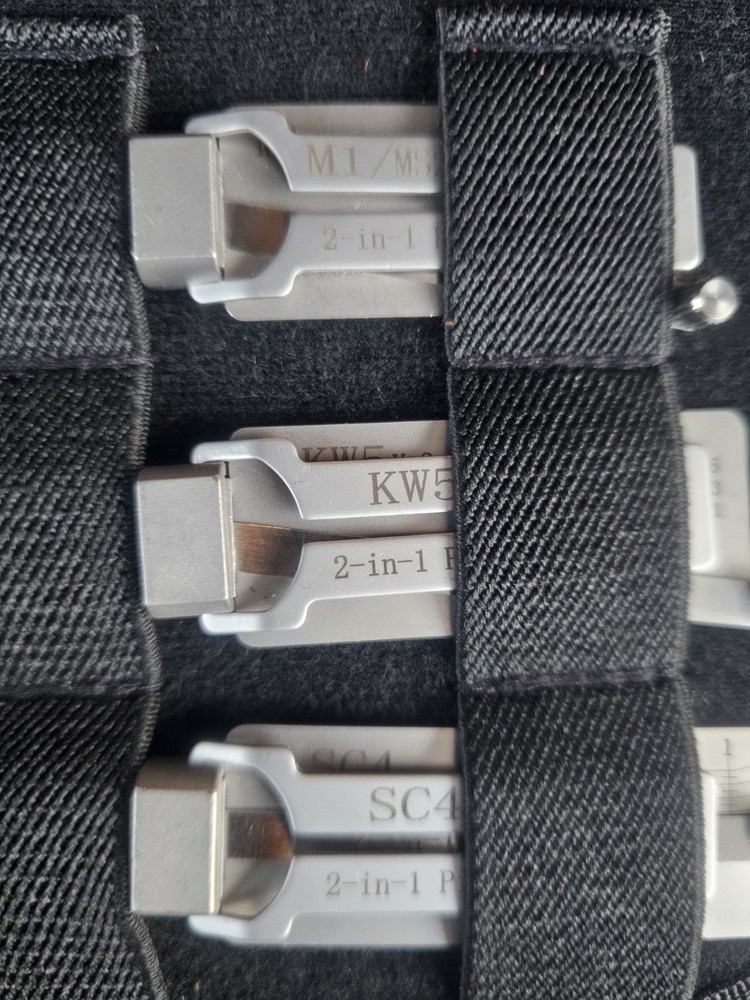 Key Decoder 2 In 1 Portable Lock Picking Tool Set 14 Pcs