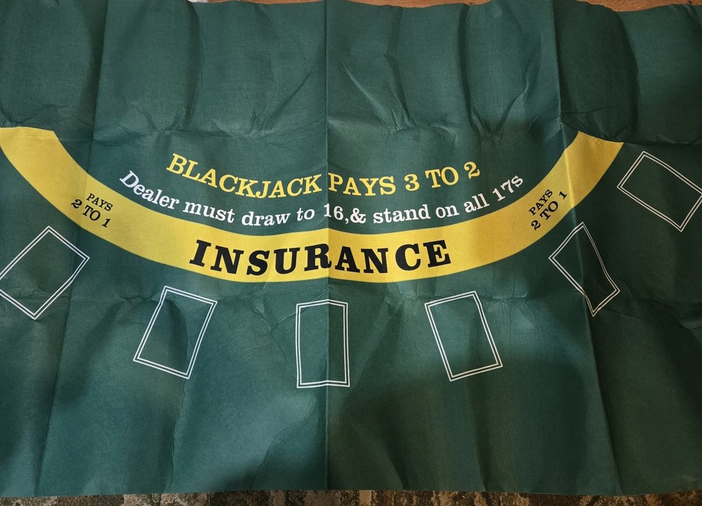 Professional Table Size Blackjack Felt (72"x36")