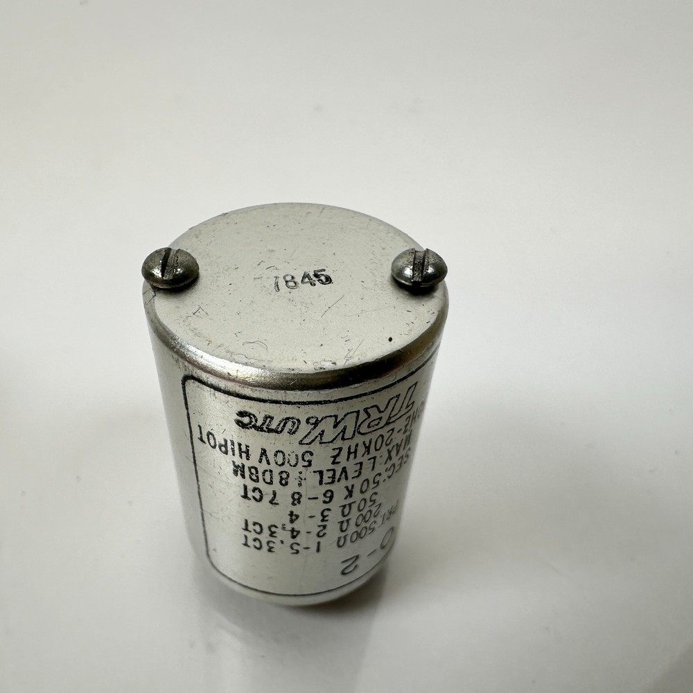 UTC TRW O-2 Input Transformer w/ O-17 Shield Casing