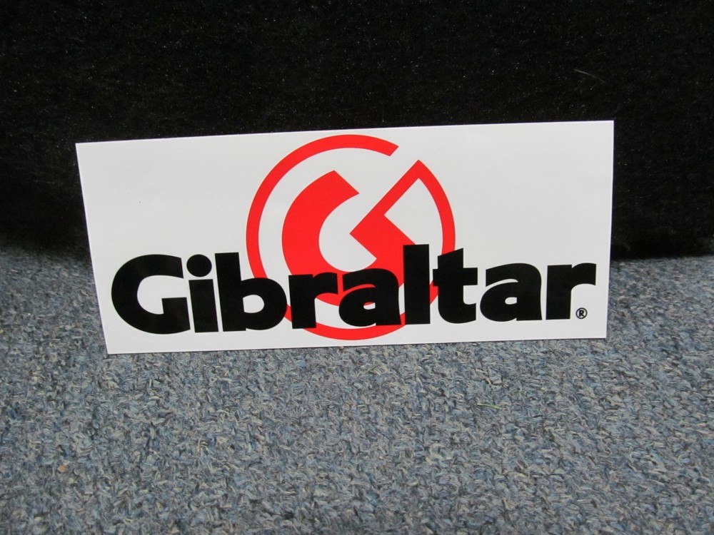 Gibraltar Drum Hardware 6" Sticker