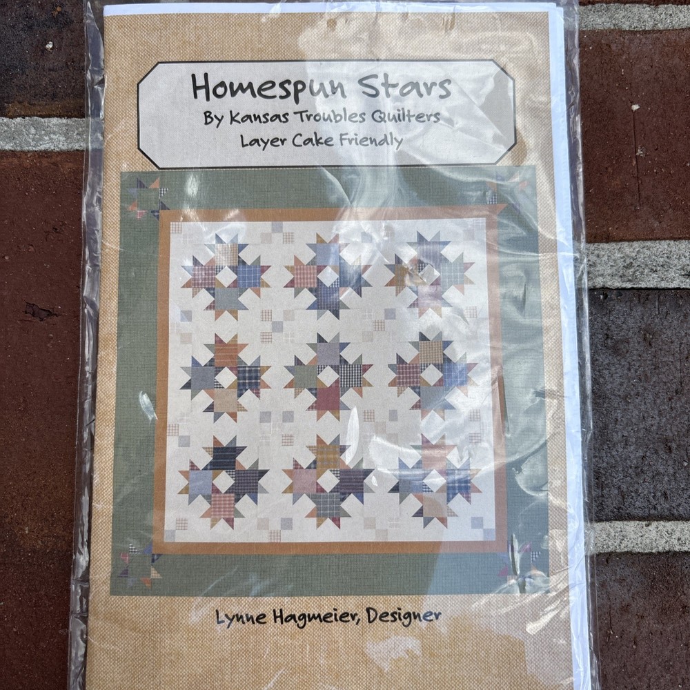 Homespun Stars Layer Cake Friendly Quilt Pattern