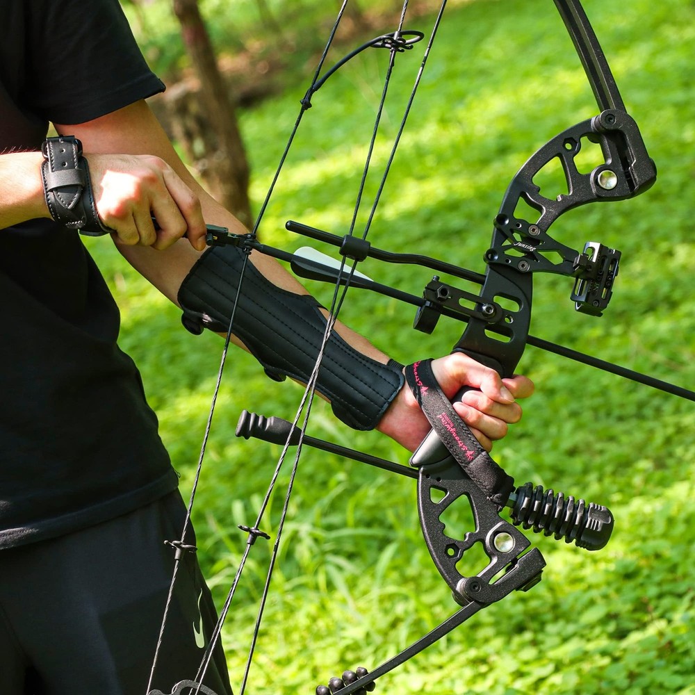 Compound Bow Kit Adjustable for Outdoor Use & Target Practice, 20-70lbs Arche...
