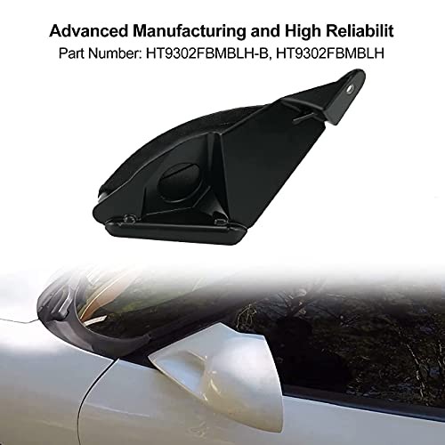Driver Side Mirror Support Mount Bracket Black Metal Compatible with1993-2002
