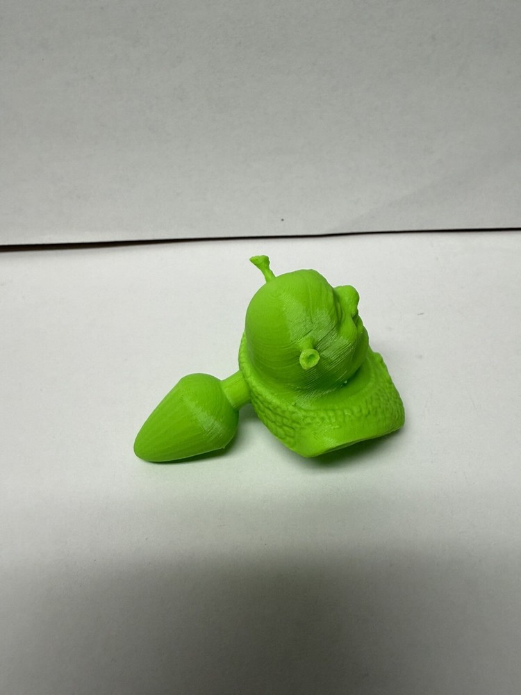 3D Printed Shrek Buttplug - Gag Gift Plastic
