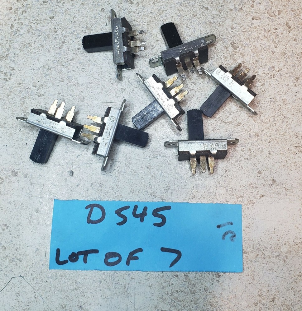 Lot of (7) Stackpole SPDT Slide Switch