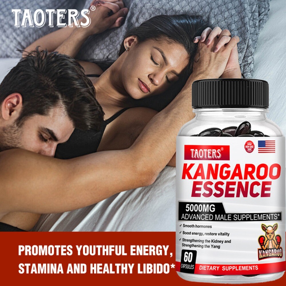 Testosteron Booster Kangaroo Meat, Maca 5000mg 60 Caps HIGHEST POTENCY