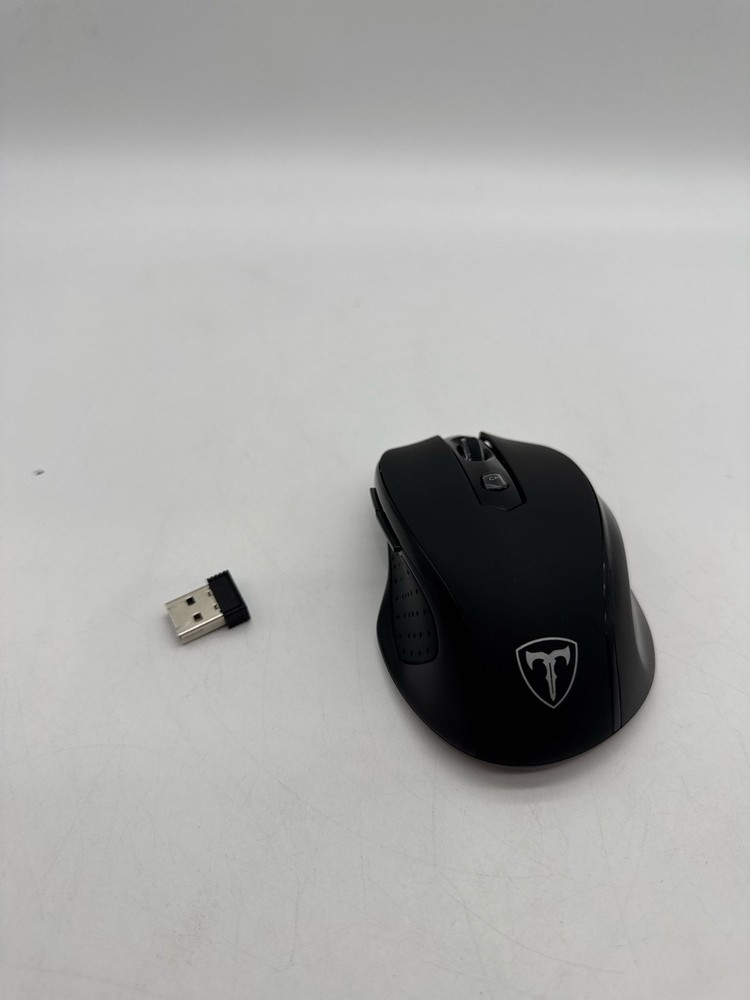 HOTWEEMS D-09 Wireless Ergonomic Computer Mouse 2400 DPI Black