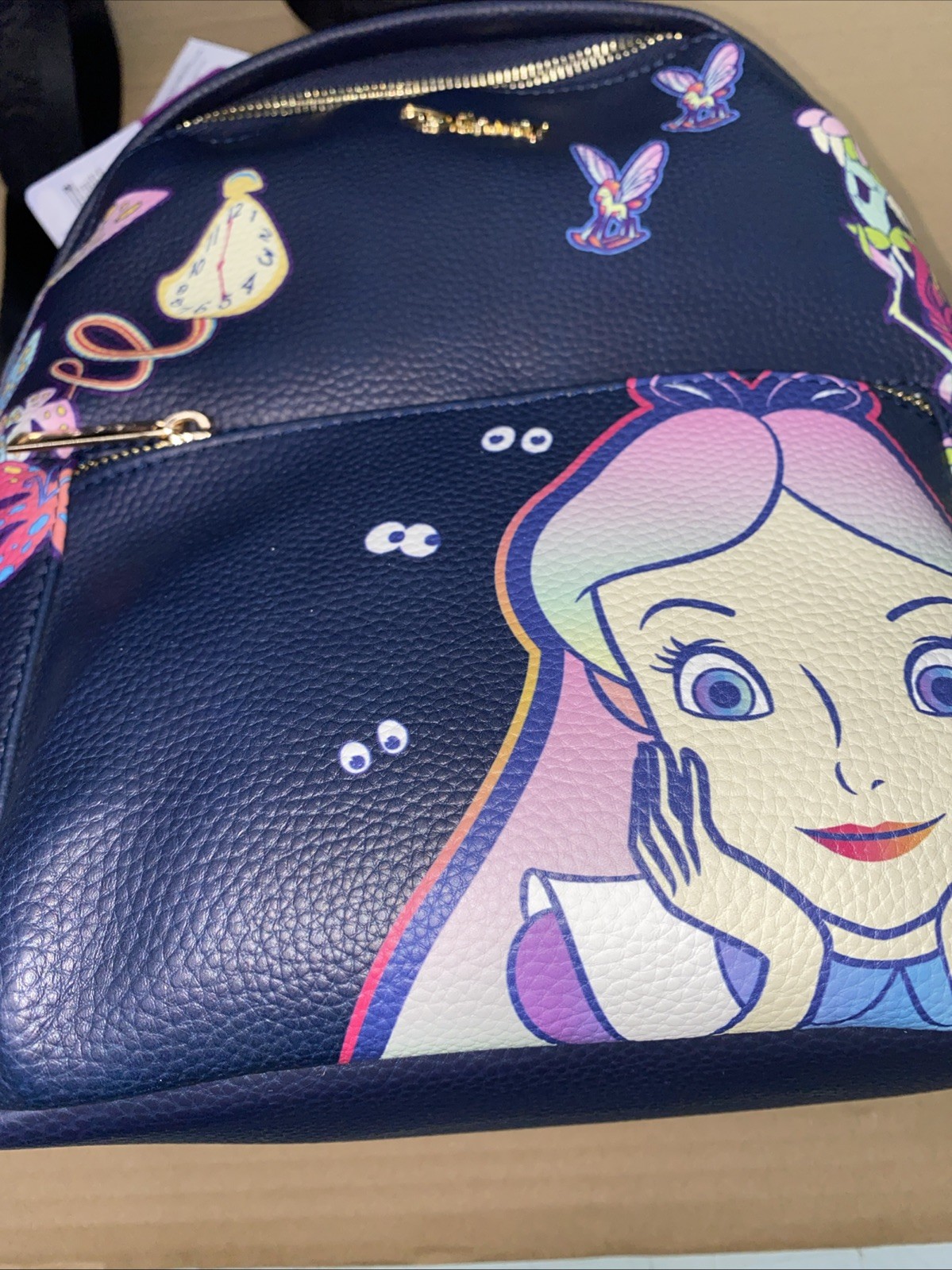WondaPop x Disney Alice in Wonderland 12" Vegan Leather Mini Backpack READ