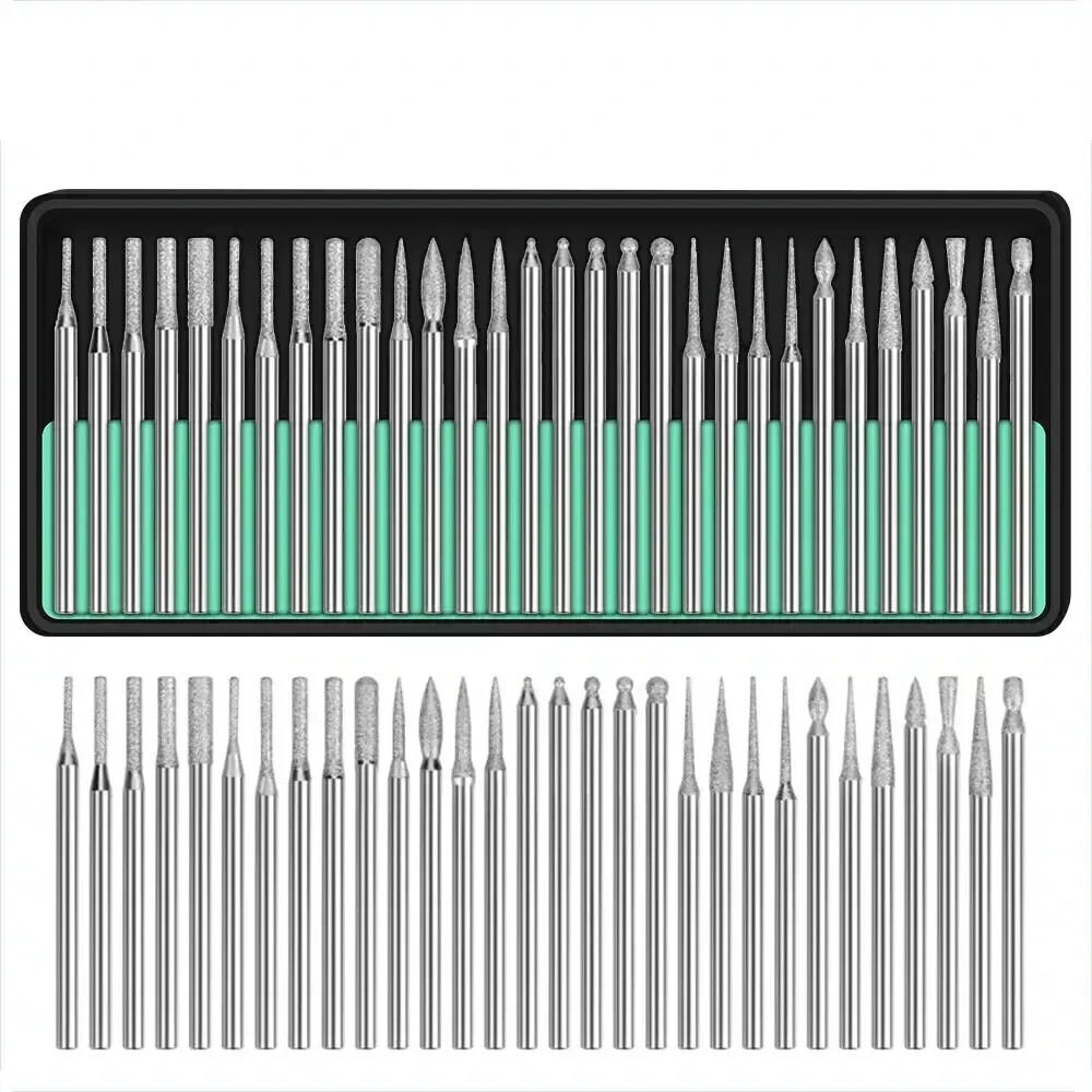 30PC Dremel Rotary Multi Tool Cutting Guide HSS Router Drill Bits Attachment Kit