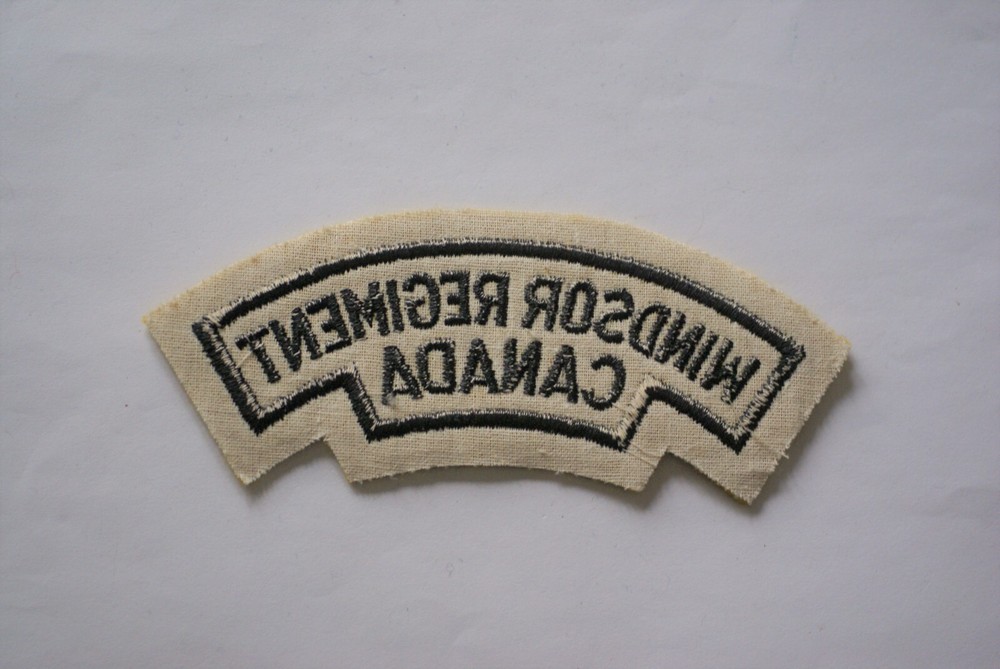Canadian Army Windsor Regiment shoulder title