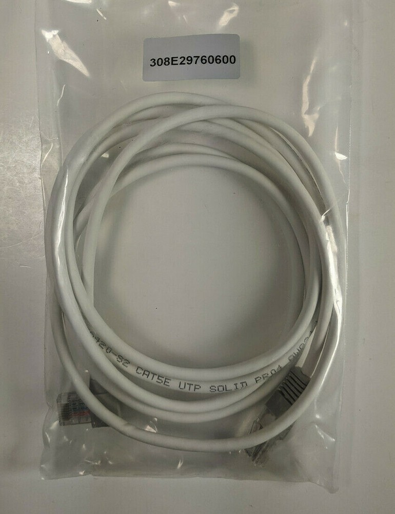 Eltek 308E29760600 Flatpack 6.5' Ethernet Cable 90° Degree RJ45 To RJ45