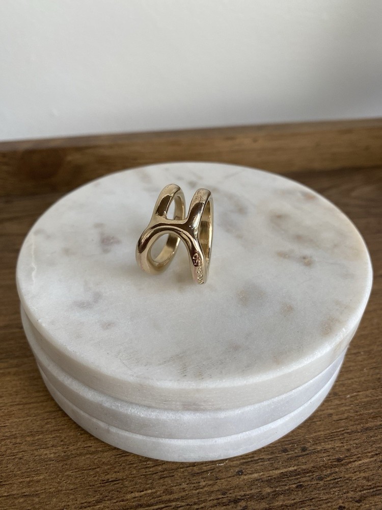 UNOde50 Shortcut Ring Gold Size 7