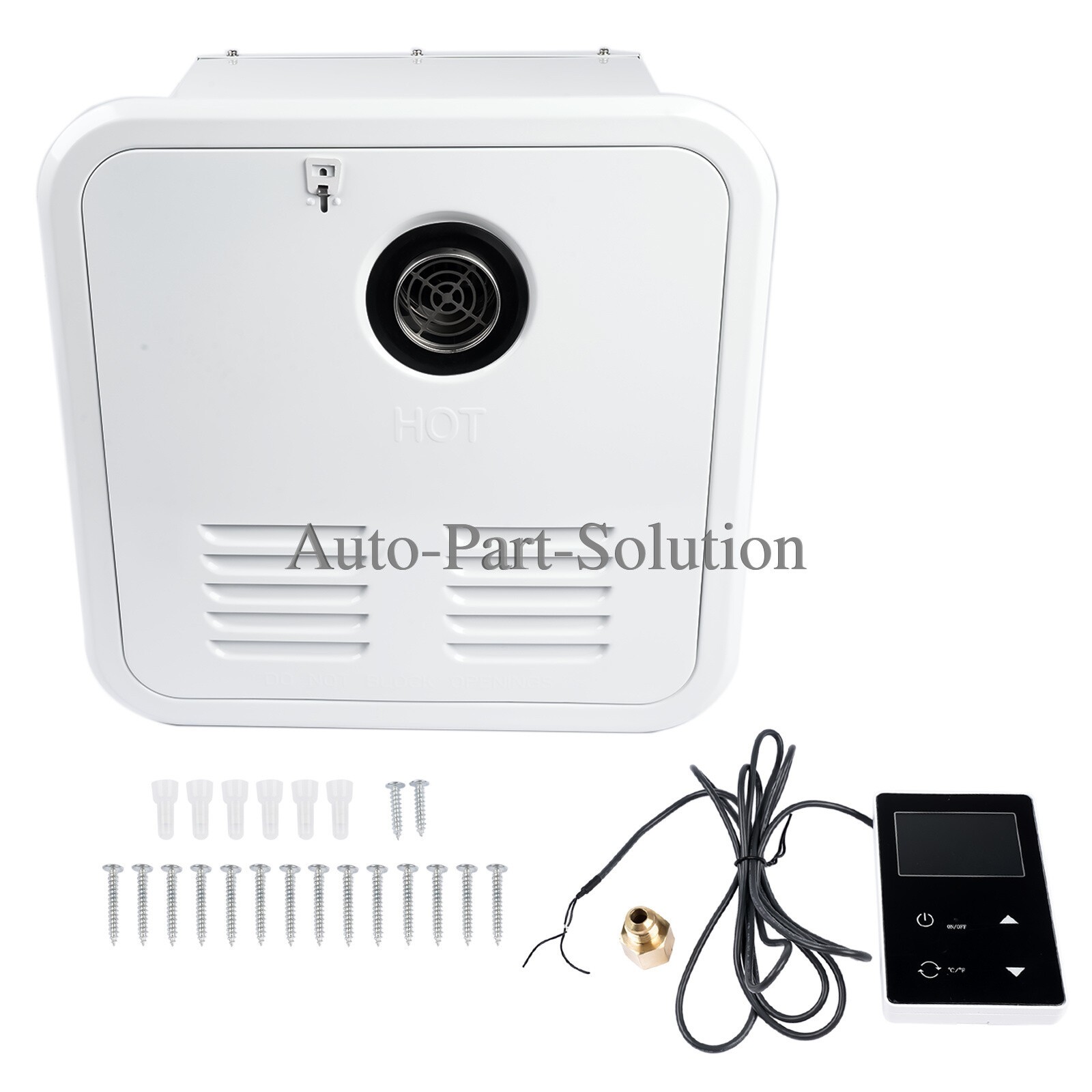 RV Tankless Water Heater Propane Gas 3.9GPM 55000BTU with Controller