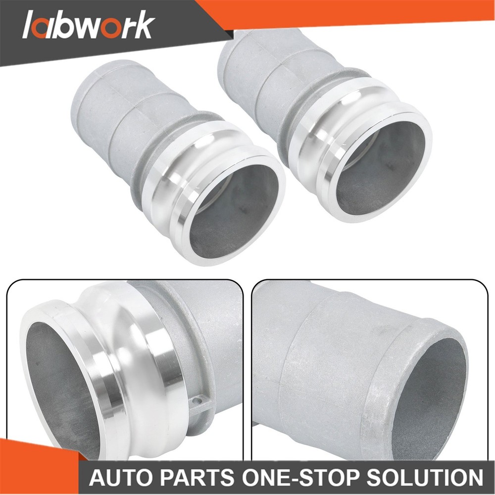 Labwork Type E 3 Inch Aluminum Camlock Fitting Pair Heavy Duty Rust Resistant