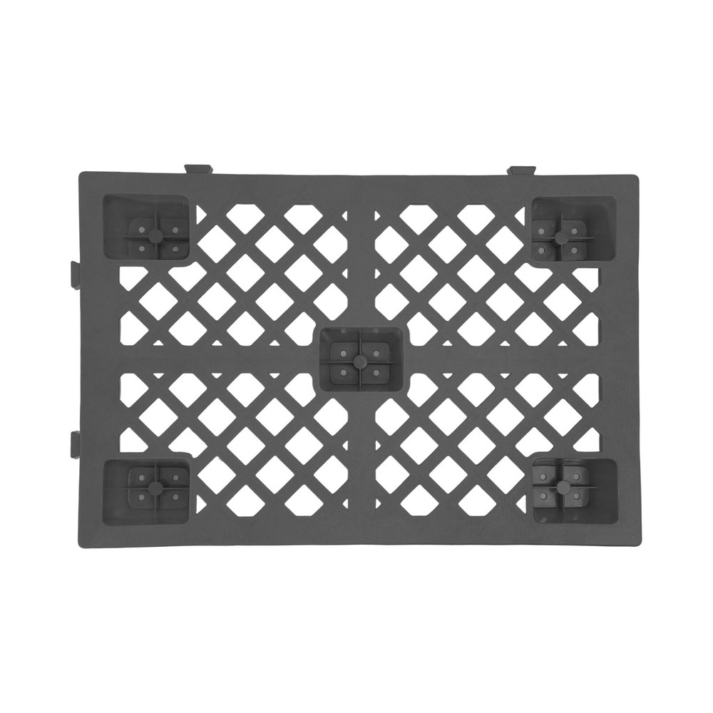 6pcs Plastic Pallets Interlocking Storage Stackable Anti-slip Loading Pallets US