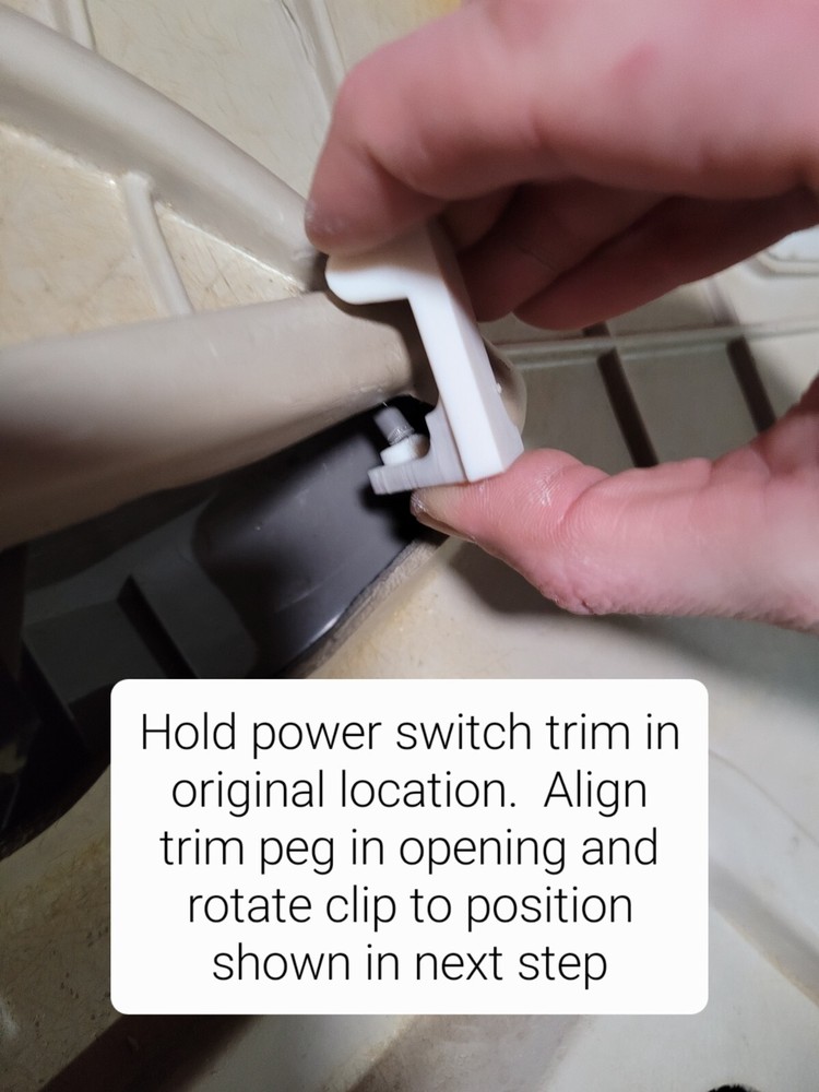 99-02 Silverado, Tahoe, Sierra PASSENGER side power switch trim REPAIR