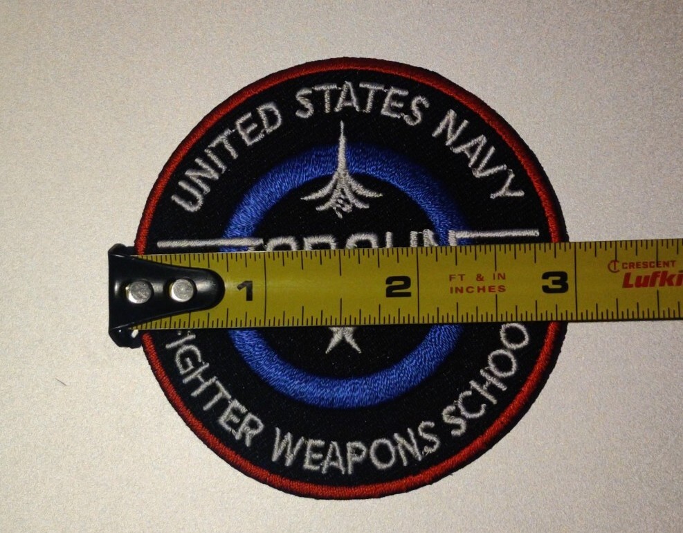 Top Gun Sew / Iron-on Patch 2 7/8 round