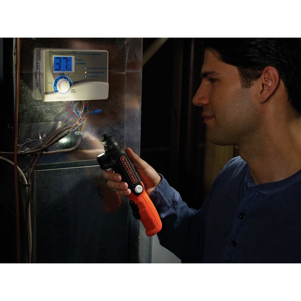 BLACK+DECKER 4V Max* Lithium Ion Lightdriver Cordless Screwdriver - BDCSFL20C