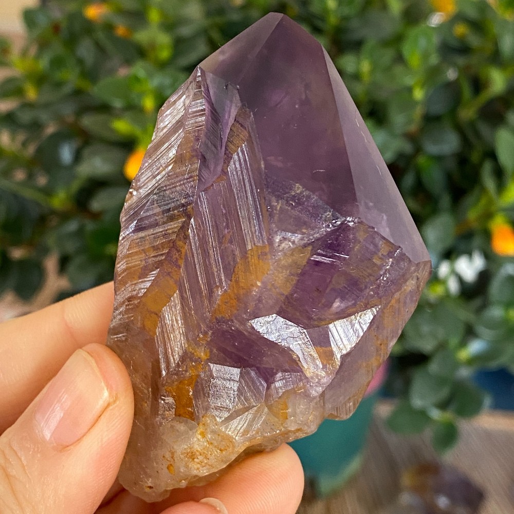 100g Natural Amethyst geode quartz clustercrystal specimen Healing