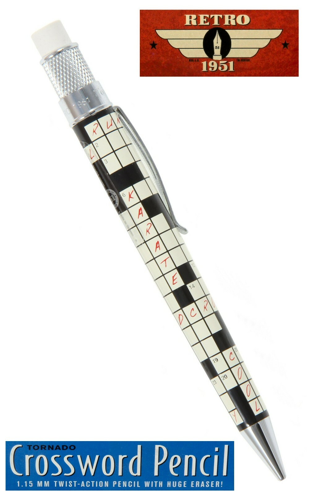 Retro 51 Crossword 1.15 mm Mechanical Lead Pencil #VRP-1545