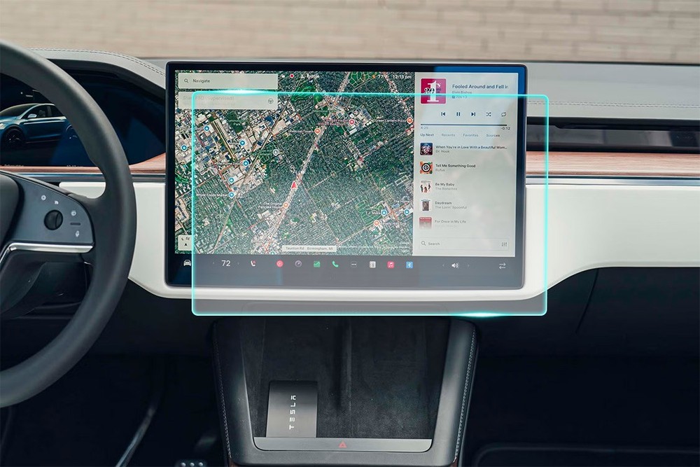 Crystal Clear Screen Protector for 2026 Tesla Model 3 Vehicle Navigation