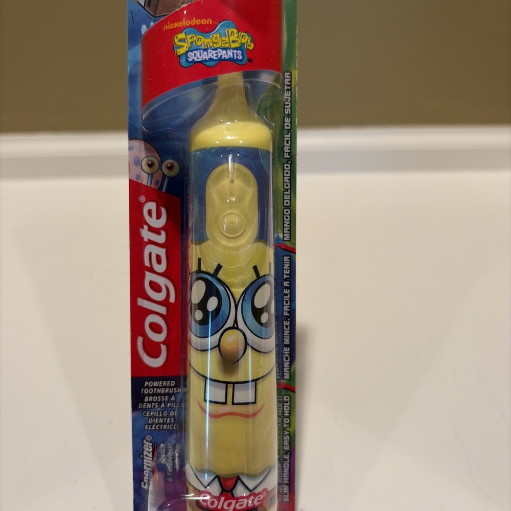 SpongeBob Square Pants Colgate Extra Soft Powered Toothbrush