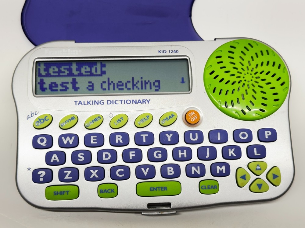 Franklin Children's Talking Dictionary and Spell Corrector KID-1240 Tested ++