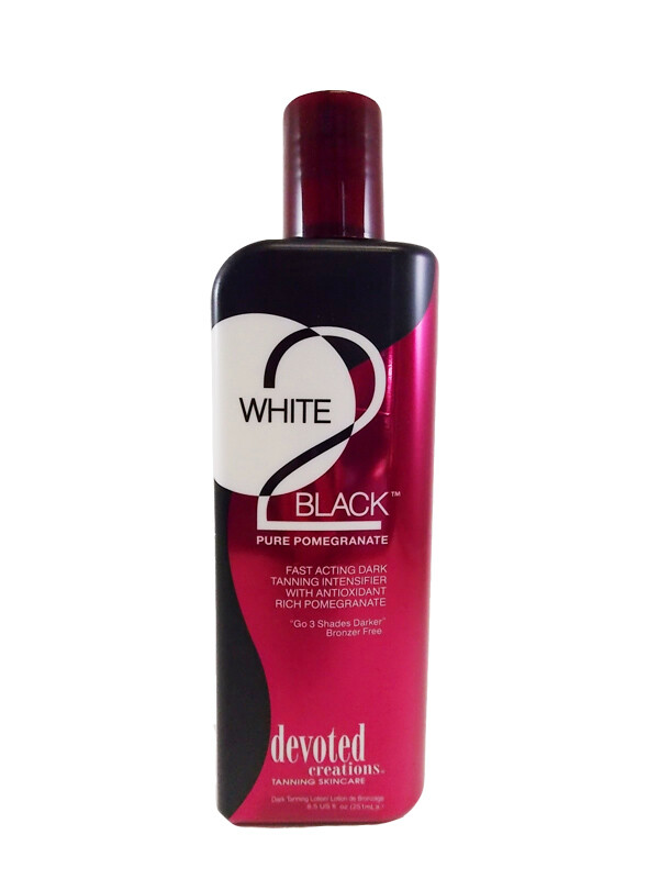 Devoted Creations White 2 Black Pure Pomegranate Intensifier Tanning Bed Lotion