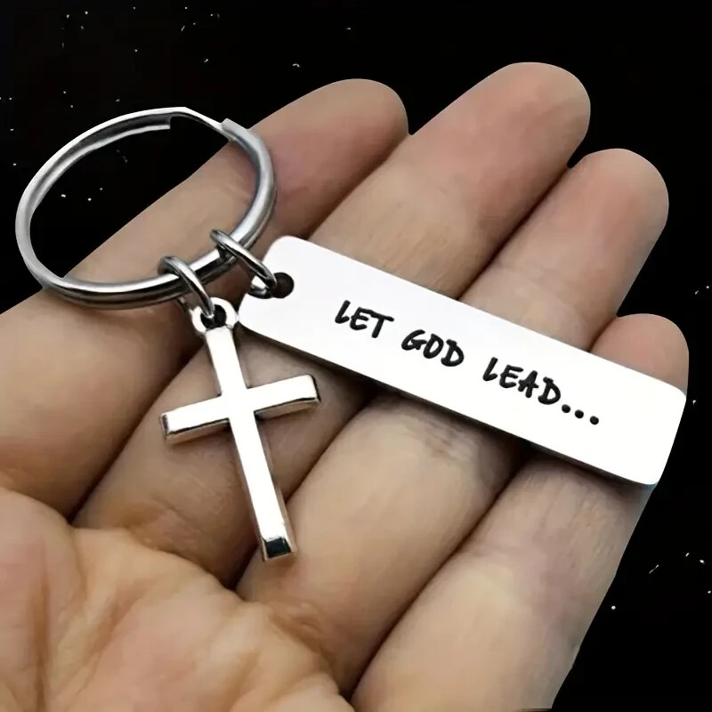 Let God Lead Keychain
