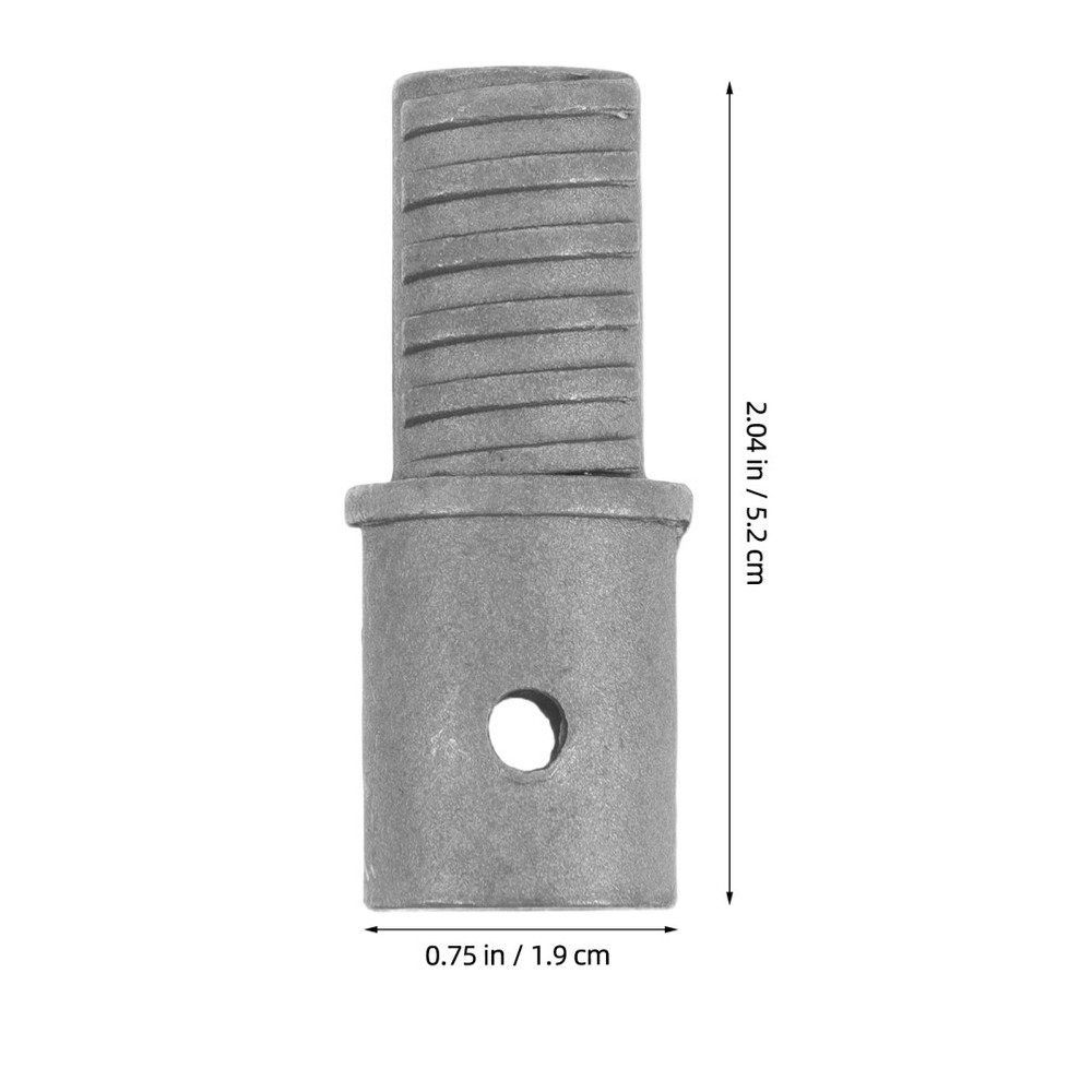 6 Pcs Broom Pole Adapter Handle Threaded Tip Ferrule Replacement