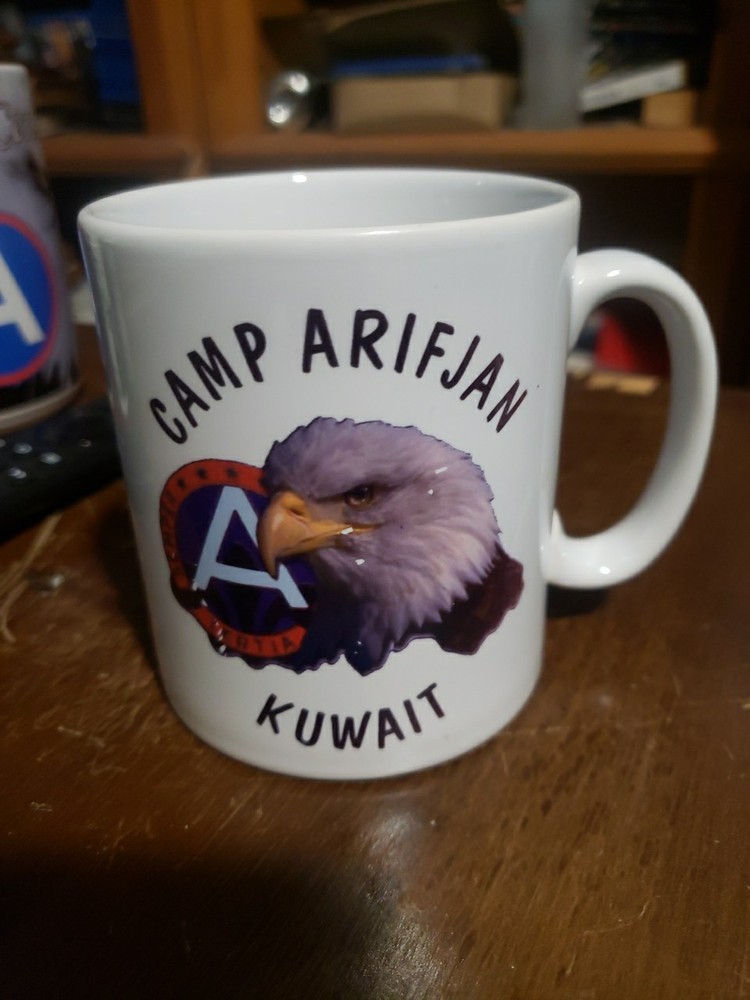 US Army Camp Arijfan Kuwait Mug