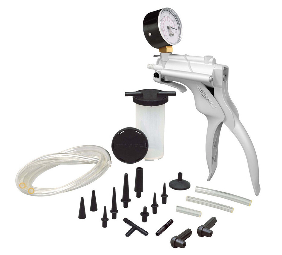 VACUUM PUMP & BRAKE BLEEDER TOOL – automotive tester tools – diagnostic testing