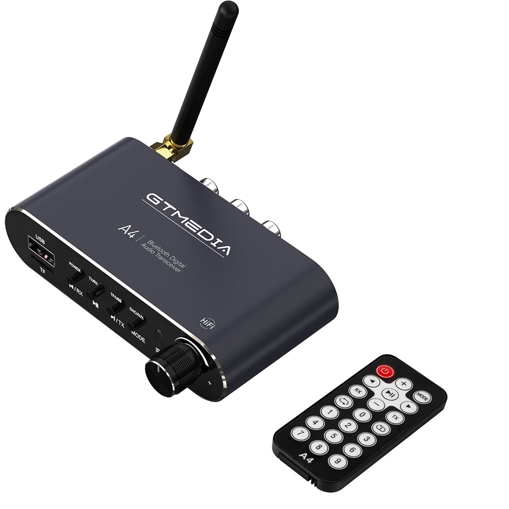 GTMedia Bluetooth 5.1 Transmitter Receiver Optical AUX Coaxial USB Audio Adapter