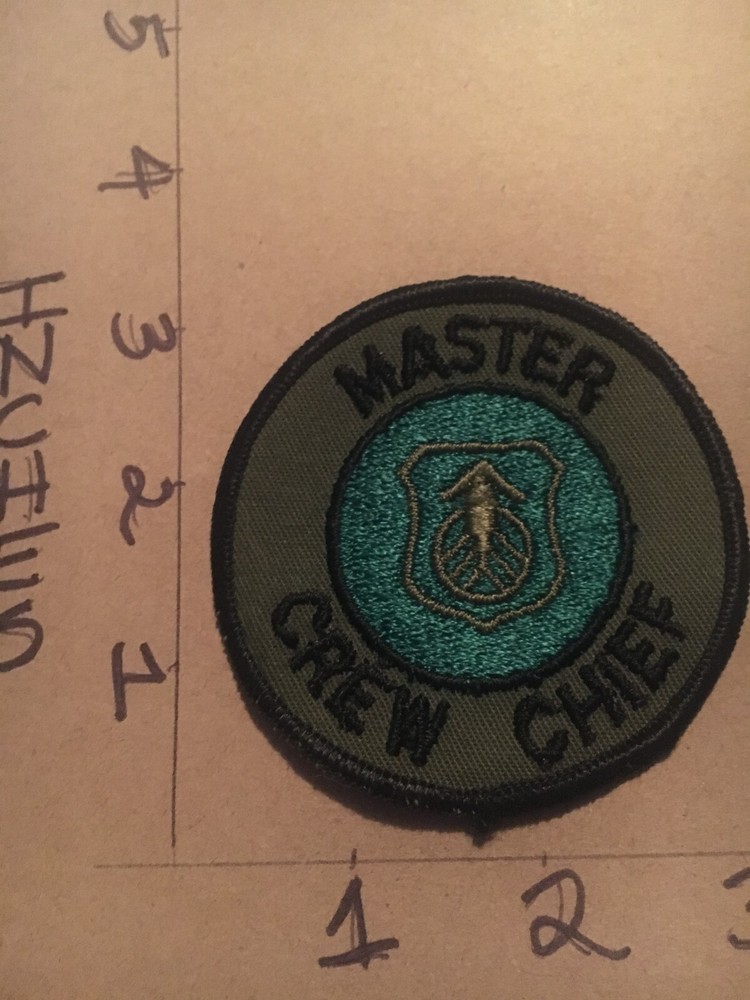 USAF Systems Command Master Crew Chief Squadron subdued patch 5/15/25