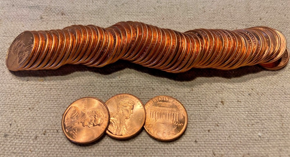 1996 D Lincoln Memorial Cent Unc MS Roll Uncirculated