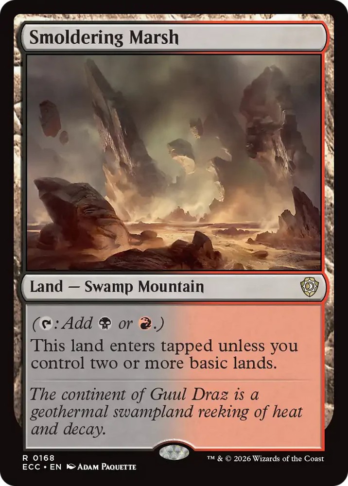 Smoldering Marsh [Lorwyn Eclipsed Commander]