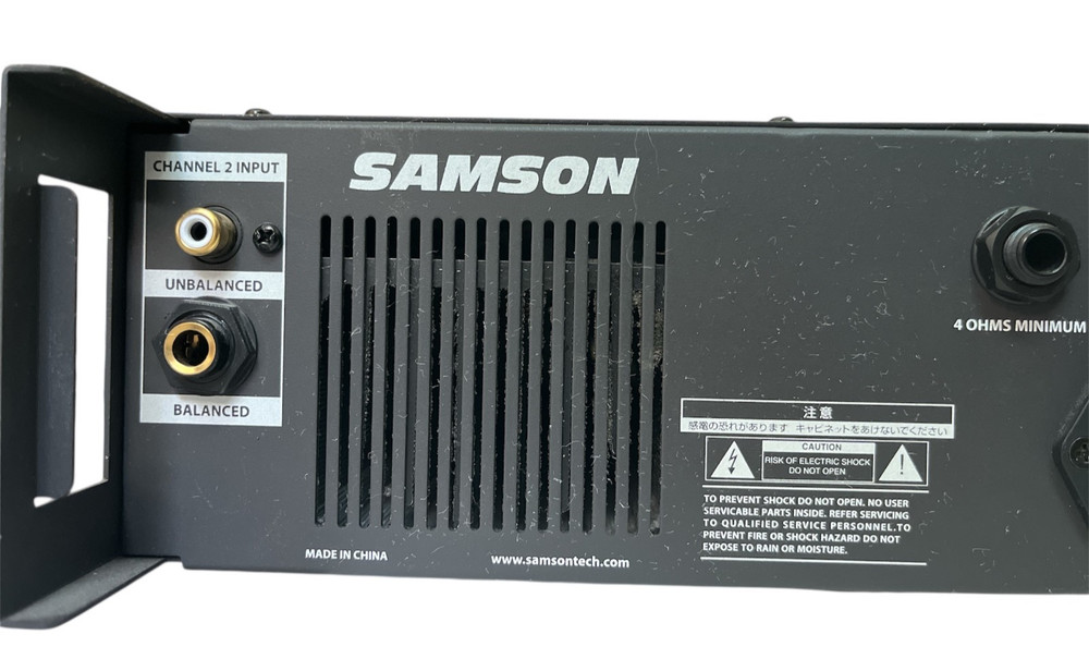SAMSON Servo 200 2-Channel 200W Class A/B Rackmount Power Amplifier