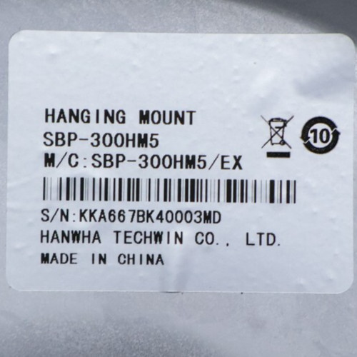 Open Box Hanwha Techwin SBP-300HM5/EX Camera Hanging Mount