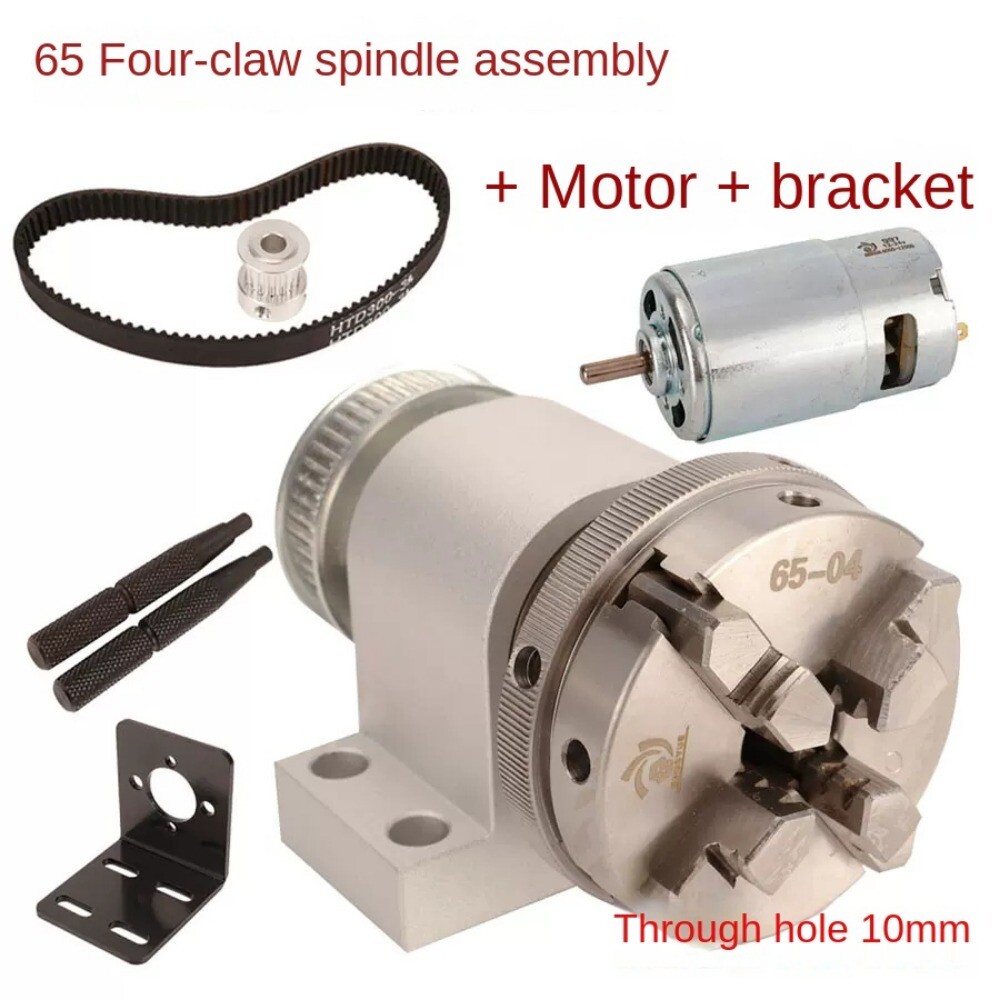 50/65/80 Chuck Spindle Assembly, Self-made Mini Lathe, Buddha Bead Machine
