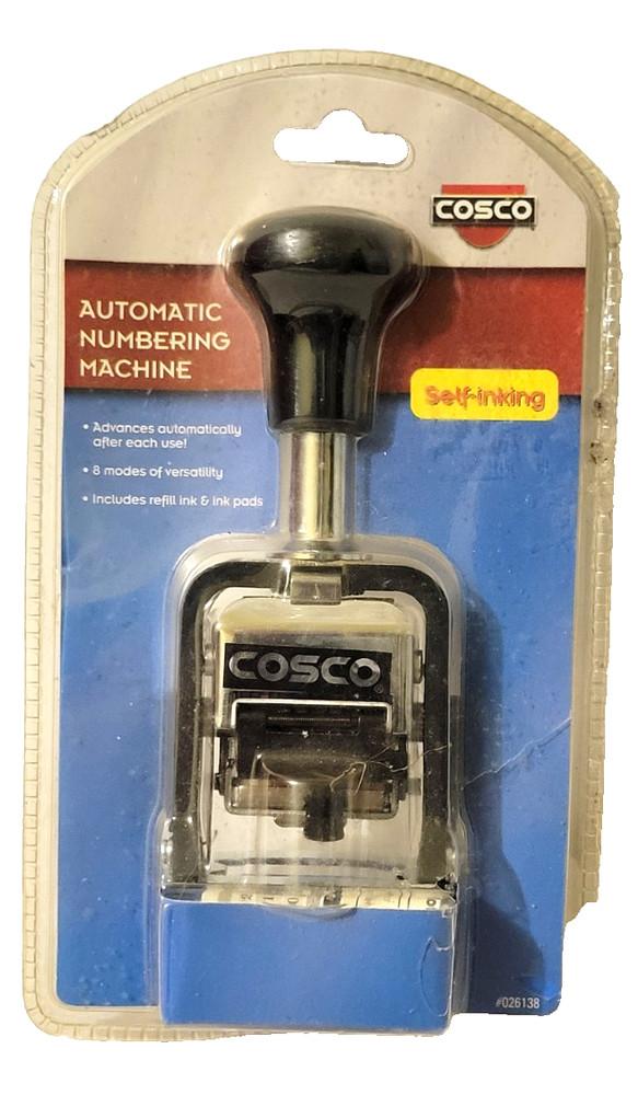 COSCO Consolidated Stamp Self-inking Automatic Numbering Machine