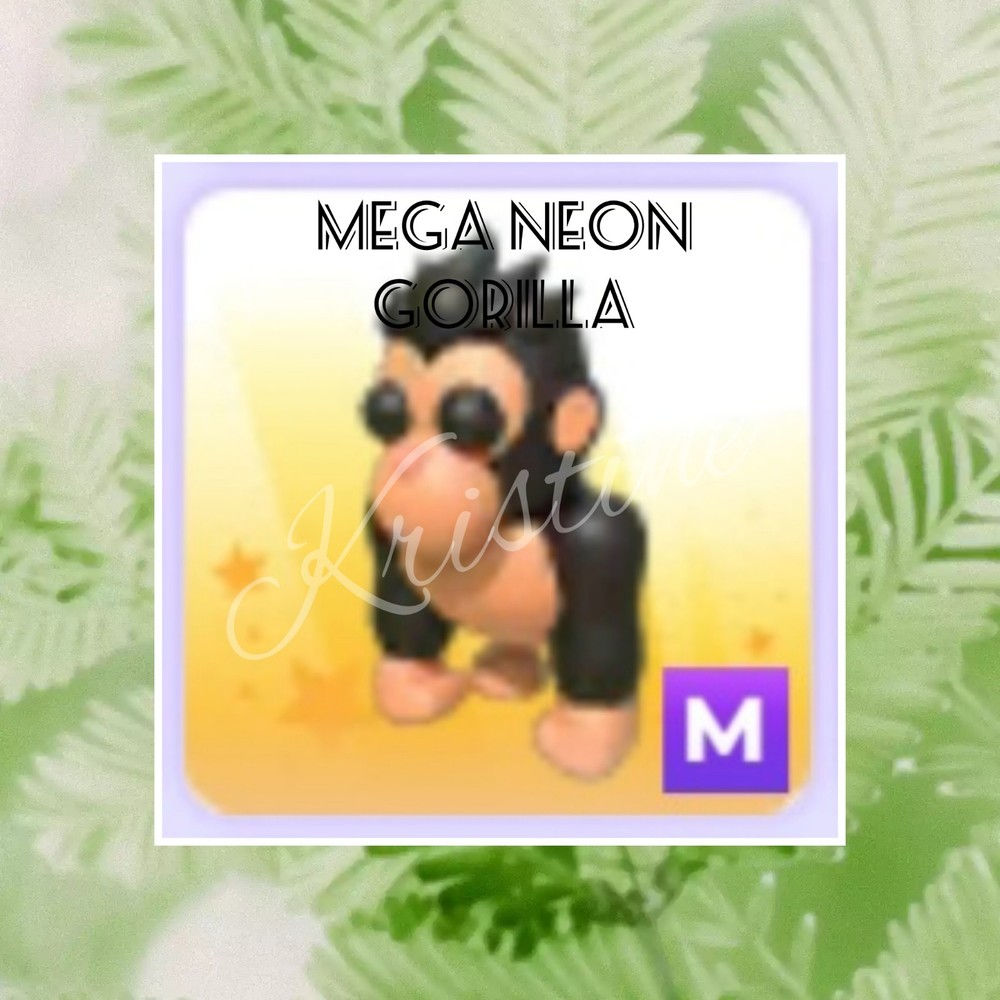 🌺 Adopt (Stuff From Me) Today! 🌺 Rare ⭐️ Mega Neon ⭐️ Gorilla 🦍