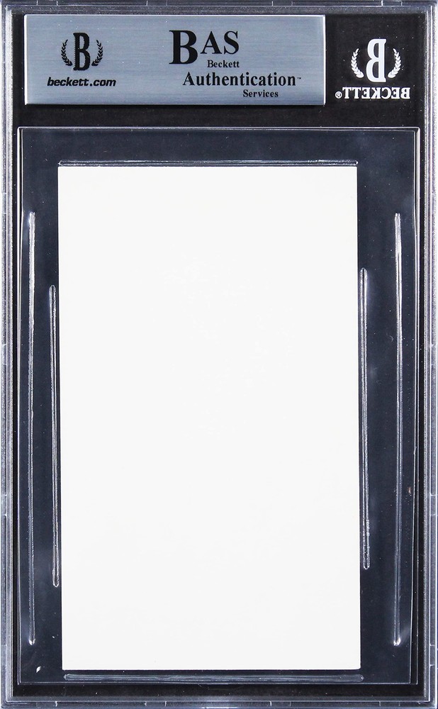 Gary Coleman Diff'rent Strokes Authentic Signed 3x5 Index Card BAS Slabbed 2