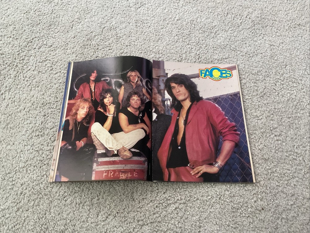 METAL MUSCLE POSTER MAGAZINE 1986 KISS RANDY RHOADS TWISTED SISTER MOTLEY CRUE