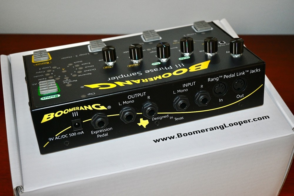 Boomerang III Phrase Sampler Looper Pedal Open Box!