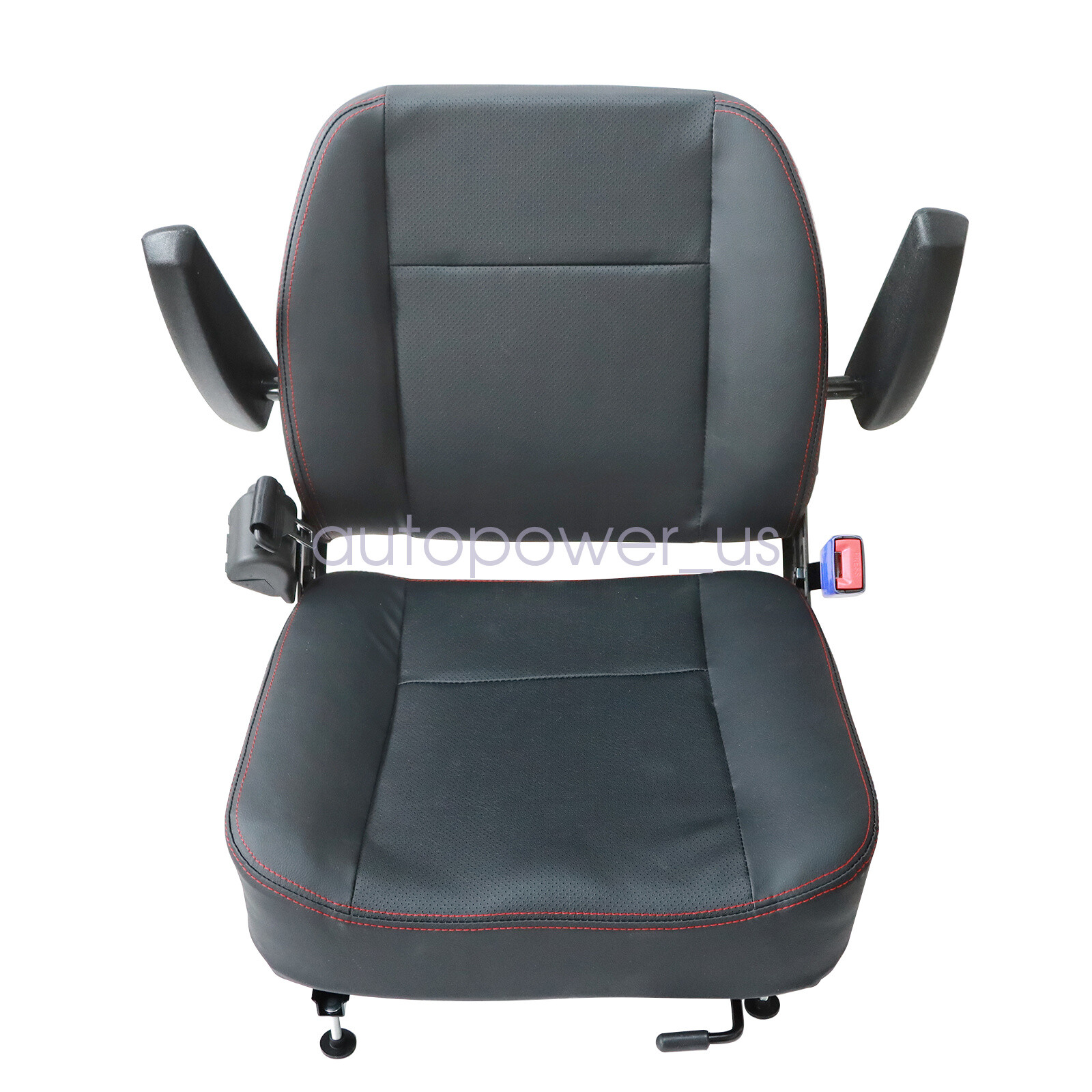 Universal Forklift Seat Tractor Seat Riding Mower Seat With Armrest & Safe Belt