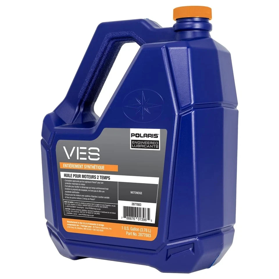 NEW 2877883 PoLaris Snowmobile New OEM VES Full Synthetic 2-Cycle Oil, 2-Stroke