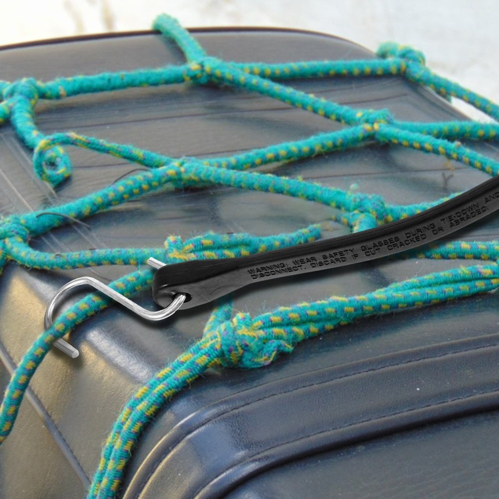 Cargo Tie down Strap Tarp Straps Fixing Rope Elastic Cord with Hook