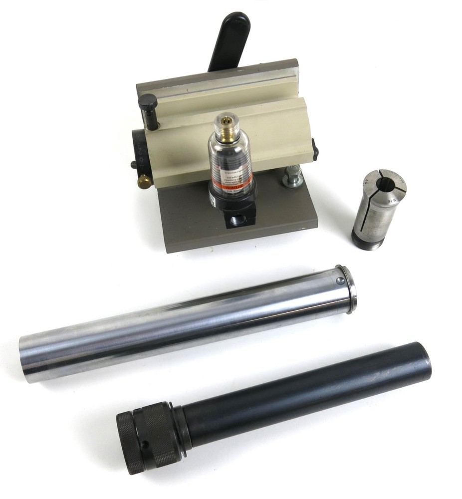 Darex E-90 End Mill Sharpener Air Spindle, Housing & Draw Bar Assembly